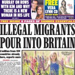 daily express pours in