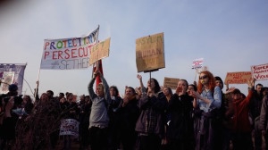 Demonstration at Yarl's Wood in March 2016 (© Aisha Maniar)