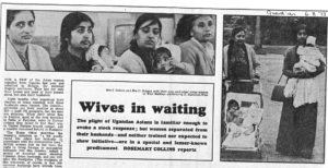 Wives in Waiting article The Guardian 6.8.73