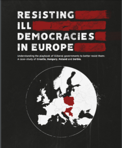 Cover of Resisting Ill Democracies in Europe by Human Rights House Network