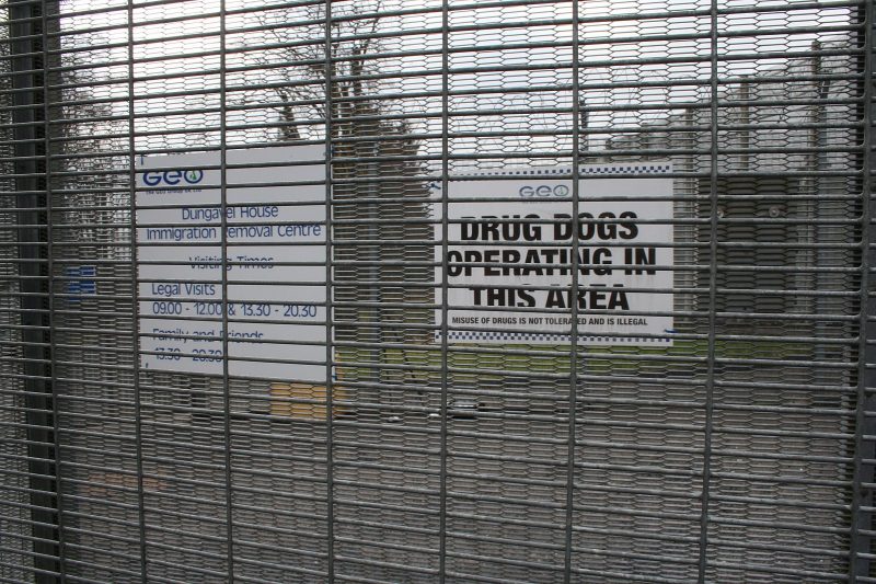 Dungavel House IRC gates